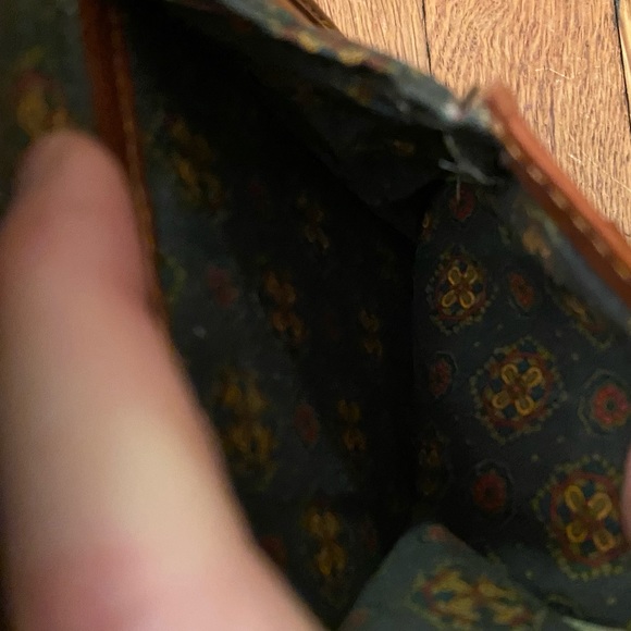 Vintage 1980’s RALPH LAUREN brown leather crossbody wallet - Picture 10 of 14